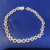 Infinity 6mm Moissanite Bracelet